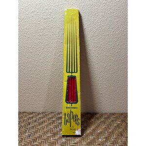 Vintage DANISH Tapers Candles Mid Century Modern 15" RED 12pc Slim Makoto